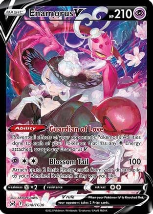 Enamorus V — SWSH11: Lost Origin Trainer Gallery Pokémon TCG card by AKIRA EGAWA