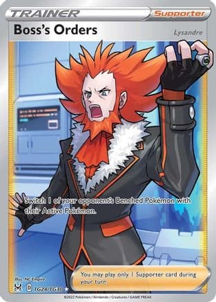 Boss's Orders — SWSH11: Lost Origin Trainer Gallery Pokémon TCG card by NC Empire