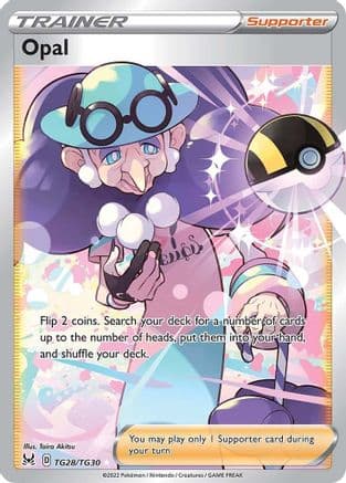 Opal — SWSH11: Lost Origin Trainer Gallery Pokémon TCG card by Taira Akitsu