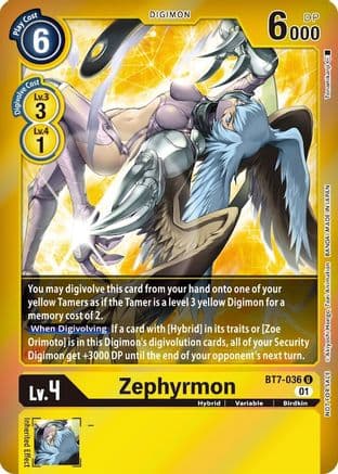 Zephyrmon (Event Pack 3) — Next Adventure
