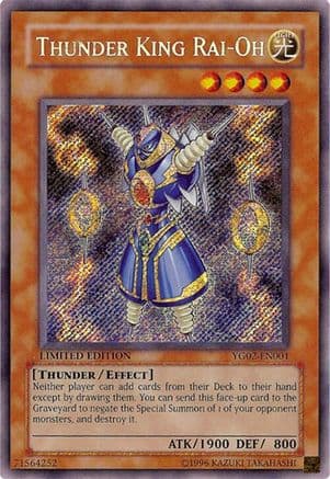 Thunder King Rai-Oh — Yu-Gi-Oh! GX Manga Promotional Cards
