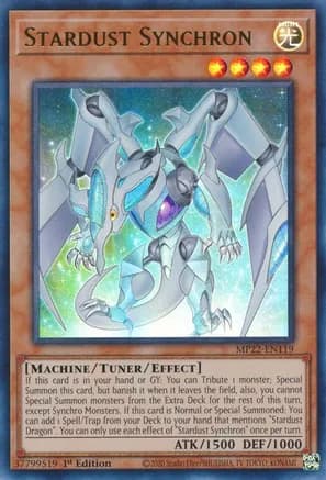 Stardust Synchron — 2022 Tin of the Pharaoh's Gods