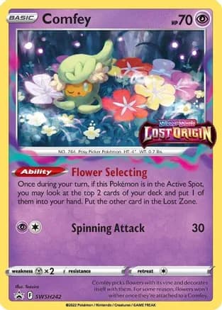 Comfey - SWSH242 (Prerelease) — SWSH: Sword & Shield Promo Cards
