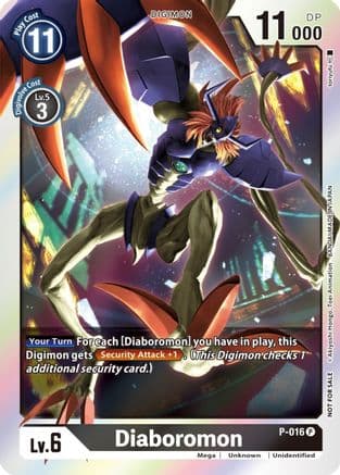 Diaboromon - P-016 (Event Pack 3) — Digimon Promotion Cards Digimon Card Game card by Unknown