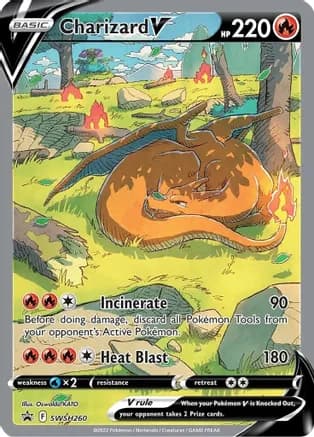 Charizard V - SWSH260 — SWSH: Sword & Shield Promo Cards