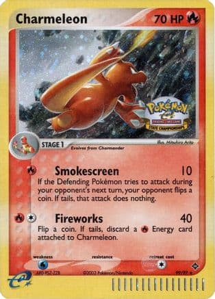 Charmeleon - 99/97 (State Championship) — League & Championship Cards