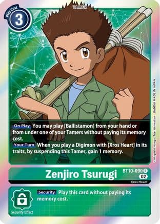 Zenjiro Tsurugi — Xros Encounter