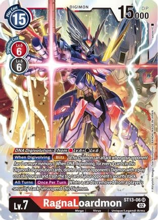 RagnaLoardmon — Digimon Card Game card