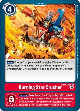 Burning Star Crusher — Xros Encounter