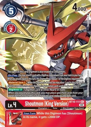 Shoutmon (King Version) — Xros Encounter