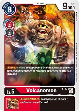 Volcanomon — Starter Deck 12: Jesmon Digimon Card Game card by GOSSAN