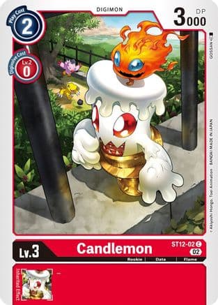 Candlemon — Starter Deck 12: Jesmon Digimon Card Game card by GOSSAN