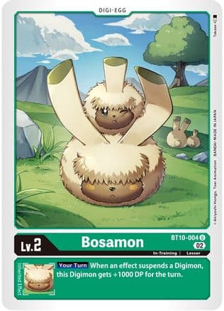 Bosamon — Xros Encounter Digimon Card Game card by Takase