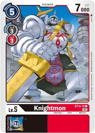 Knightmon — Starter Deck 13: Ragnaloardmon Digimon Card Game card by koki