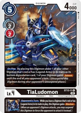 TiaLudomon — Starter Deck 13: Ragnaloardmon
