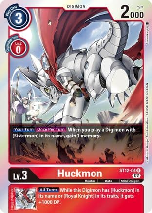 Huckmon — Starter Deck 12: Jesmon Digimon Card Game card by Tonamikanji