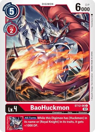 BaoHuckmon — Starter Deck 12: Jesmon Digimon Card Game card by Tonamikanji