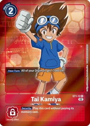 Tai Kamiya (Alternate Art) — Starter Deck 12: Jesmon
