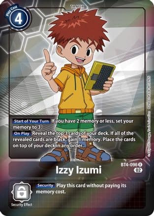 Izzy Izumi (Alternate Art) — Starter Deck 13: Ragnaloardmon