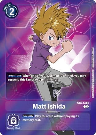 Matt Ishida (Alternate Art) — Digimon Card Game card