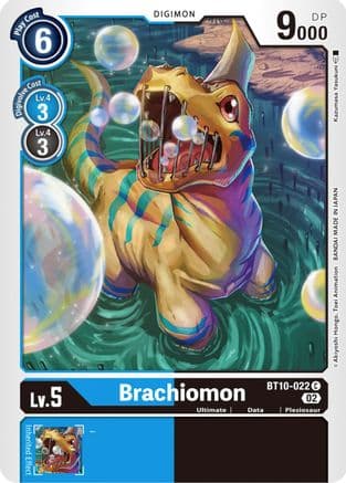 Brachiomon — Xros Encounter Digimon Card Game card by Takashi Yasuda