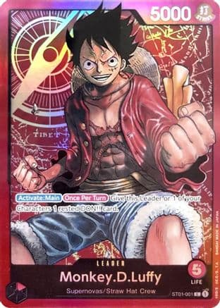 Monkey.D.Luffy (001) — One Piece Card Game card