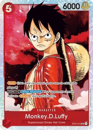 Monkey.D.Luffy (012) — One Piece Card Game card