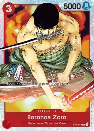 Roronoa Zoro — One Piece Card Game card