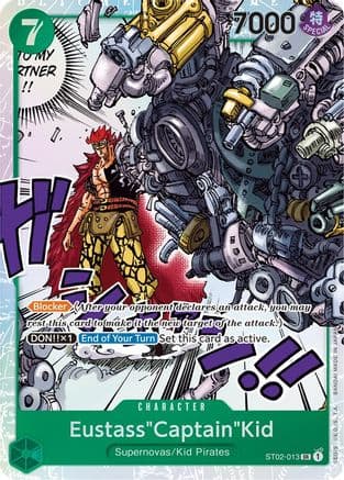 Eustass"Captain"Kid (013) — One Piece Card Game card