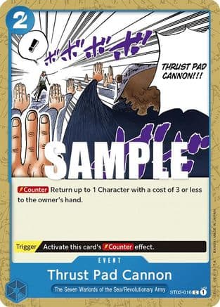 Thrust Pad Cannon — Starter Deck 3: The Seven Warlords of The Sea