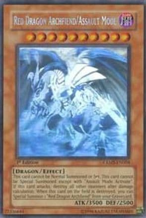 Red Dragon Archfiend/Assault Mode (Ghost Rare) — Yu-Gi-Oh! card