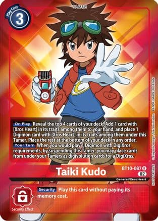 Taiki Kudo (Box Topper) — Xros Encounter