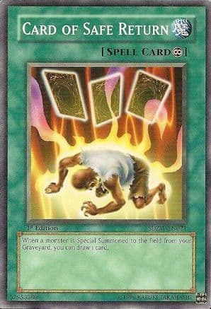 Card of Safe Return — Structure Deck: Zombie World Yu-Gi-Oh! card by KAZUKI TAKAHASHI