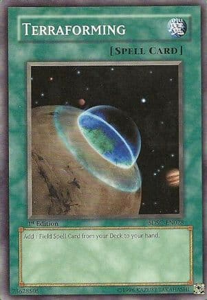Terraforming — Structure Deck: Spellcaster's Command Yu-Gi-Oh! card by Kaili Takahashi