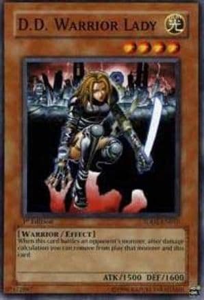 D.D. Warrior Lady — Structure Deck: The Dark Emperor Yu-Gi-Oh! card by Toshifumi Yoshitaka