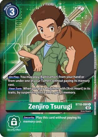 Zenjiro Tsurugi (Box Topper) — Xros Encounter