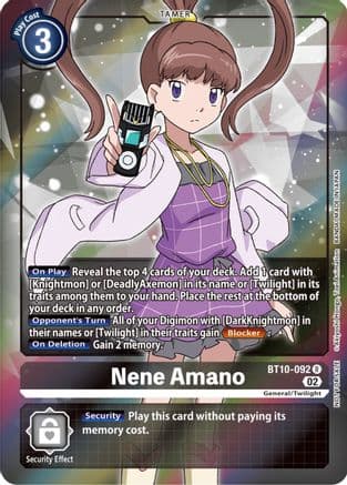 Nene Amano (Box Topper) — Xros Encounter