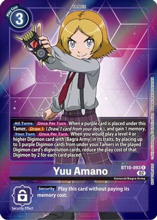 Yuu Amano (Box Topper) — Xros Encounter