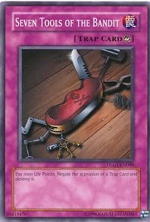 Seven Tools of the Bandit — Dark Legends Yu-Gi-Oh! card by KAZUKI TAKAHASHI