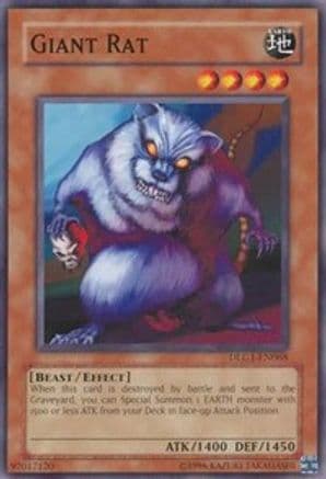 Giant Rat — Dark Legends Yu-Gi-Oh! card by TAKAHASHI