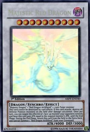 Majestic Red Dragon (Ghost Rare) — Yu-Gi-Oh! card
