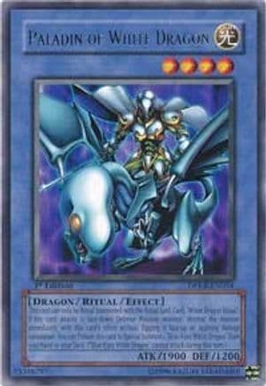 Paladin of White Dragon — Duelist Pack: Kaiba Yu-Gi-Oh! card by T. TSUKIMURA