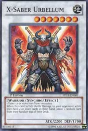 X-Saber Urbellum — Yu-Gi-Oh! card