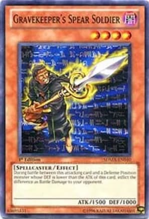 Gravekeeper's Spear Soldier — Structure Deck: Marik