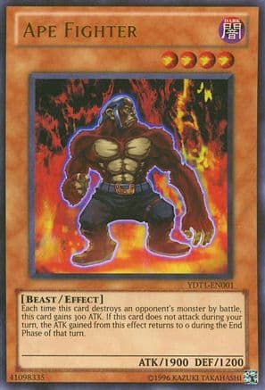 Ape Fighter (5D's Duel Transer) — Yu-Gi-Oh! Video Game Promotional Cards Yu-Gi-Oh! card by KAZUKI TAKAHASHI
