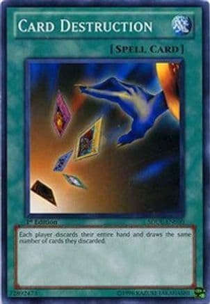 Card Destruction — Yu-Gi-Oh! card