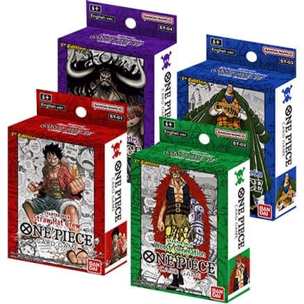 Super Pre-Release Starter Decks 1-4 [Set of 4] — Super Pre-Release Starter Deck 1: Straw Hat Crew