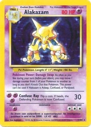Alakazam — Pokémon TCG card