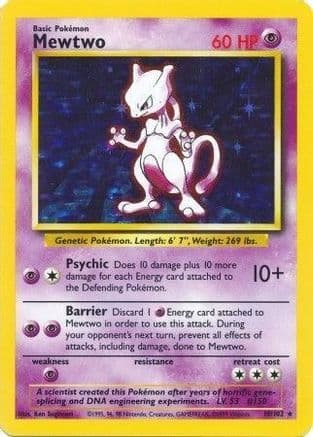 Mewtwo — Pokémon TCG card