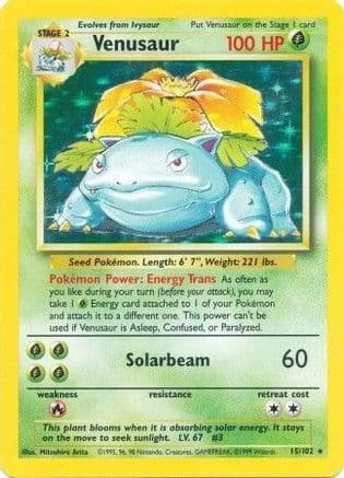 Venusaur — Pokémon TCG card